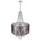 Cwi Lighting Amelia 6 Light Drum Shade Chandelier With Chrome Finish 5475P20C-6 Brown - alternate 4